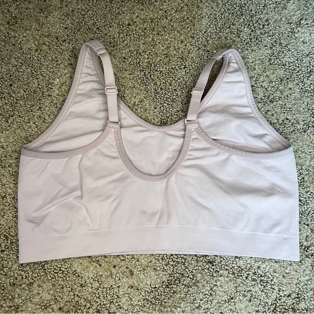 Cacique light ballerina pink unpadded bralette